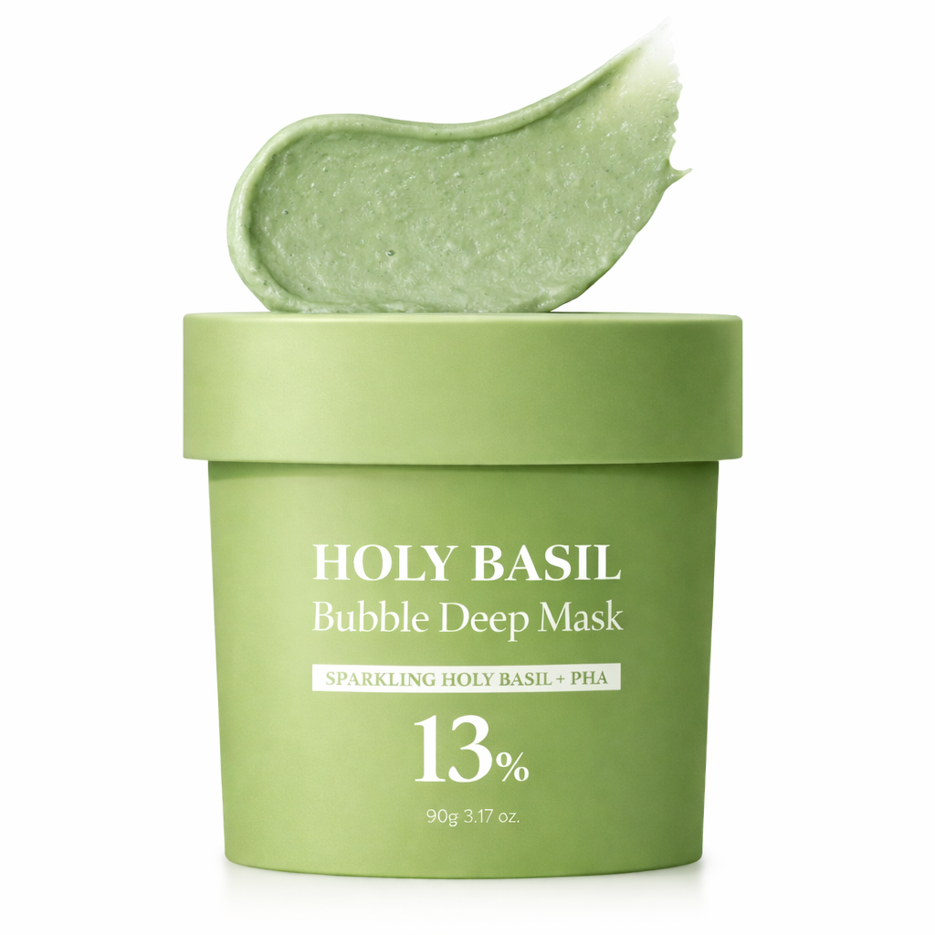Holy Basil Bubble Deep Mask™ — Includes Precision Silicone Brush